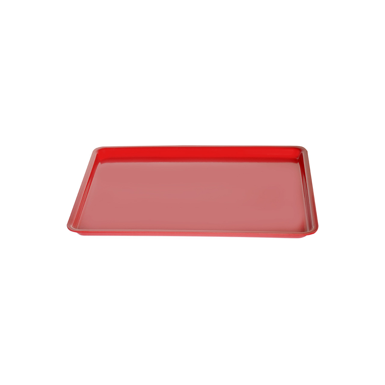 Δίσκος παρ/μος 27,5x20cm Κόκκινος - SKU -407202