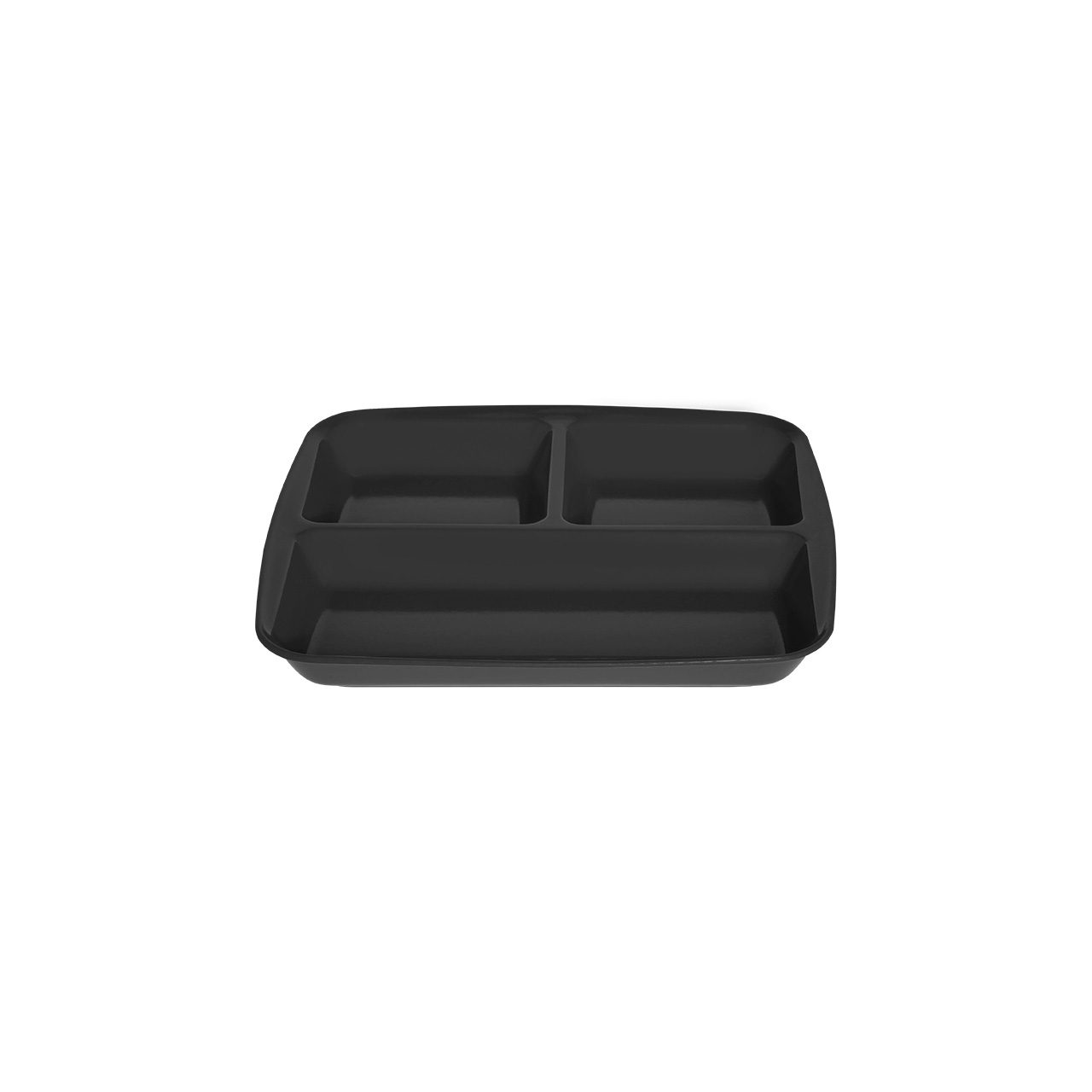 Δίσκος 3 θέσεων 26,5x24,5cm Μαύρο - SKU -409414