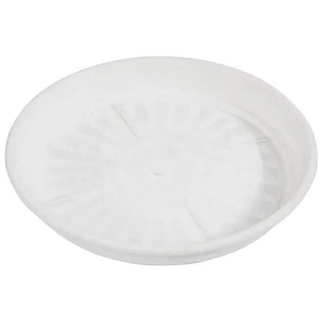 ΠΙΑΤΟ ΓΛΑΣΤΡΑΣ Φ43cm ΛΕΥΚΟ ΠΛΑΣΤΙΚΟ PODSTAWKI TERAKOTA