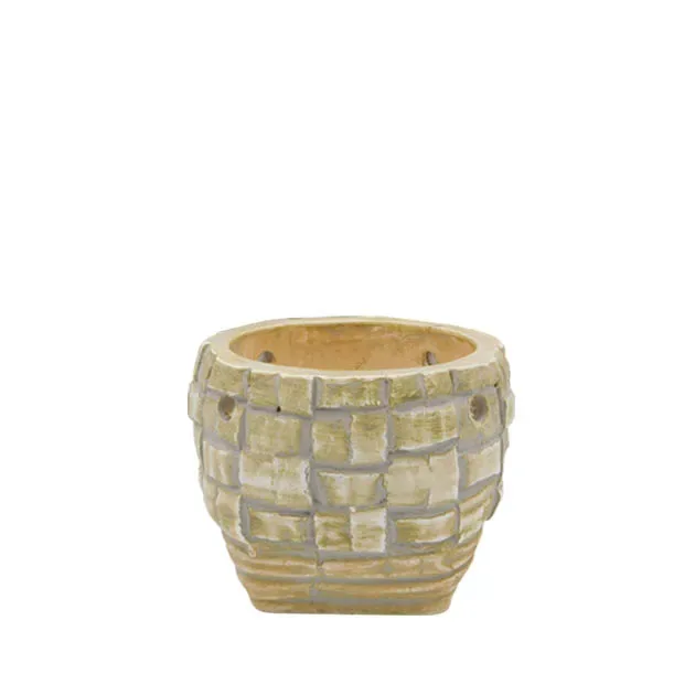 ΚΑΣΠΩ ΣΤΡΟΓΓΥΛΟ ΜΠΕΖ ΜΩΣΑΪΚΟ ΜΙΚΡΟ Φ13.5x10.5cm 1/16ΚΙΒ