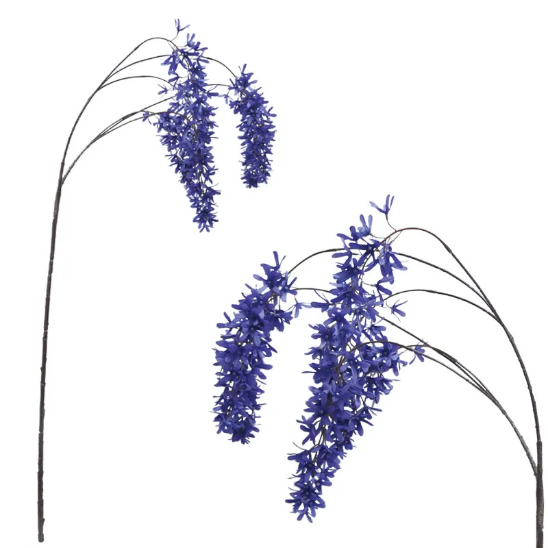 ΔΙΑΚΟΣΜΗΤΙΚΟ ΚΛΑΔΙ ΓΛΥΣΙΝΑ ΜΠΛΕ Χ6 - 30x20x138cm 12/120ΚΙΒ