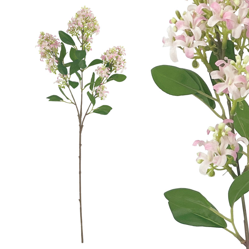 ΚΛΑΔΙ ΠΑΣΧΑΛΙΑ ΡΟΖ Χ3 ΑΝΘΗ - 70cm 24/168ΚΙΒ
