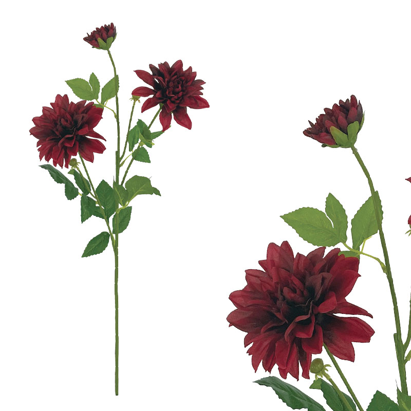 ΚΛΑΔΙ ΝΤΑΛΙΑ ΚΟΚΚΙΝΟ Χ3 ΑΝΘΗ - 68cm 24/240ΚΙΒ