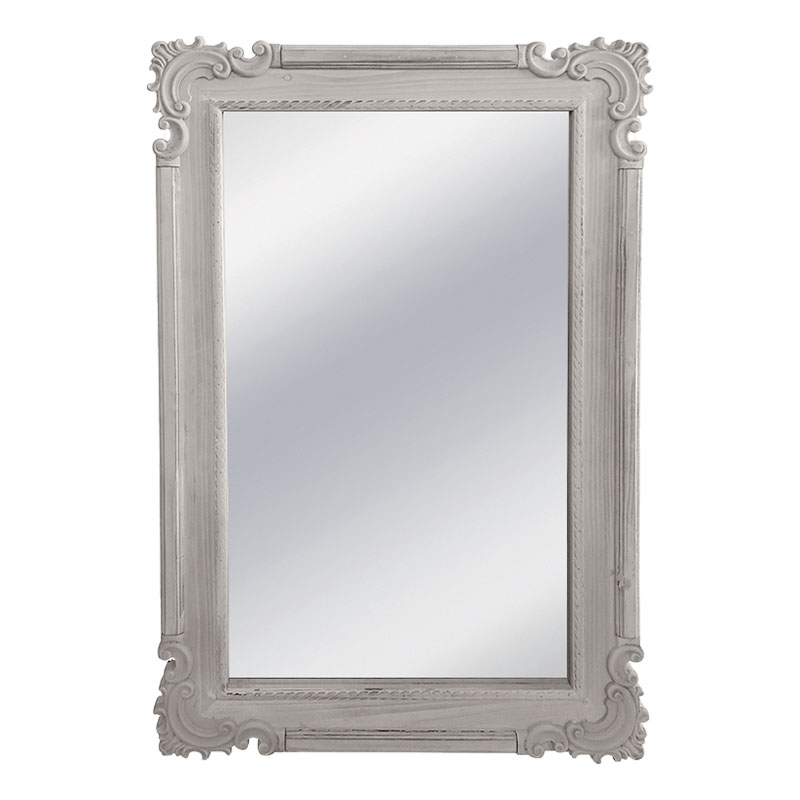 ΞΥΛΙΝΟΣ ΚΑΘΡΕΦΤΗΣ ΠΑΛΑΙΩΜΕΝΟ ΕΚΡΟΥ - 60x3.5x90cm 4/ΚΙΒ