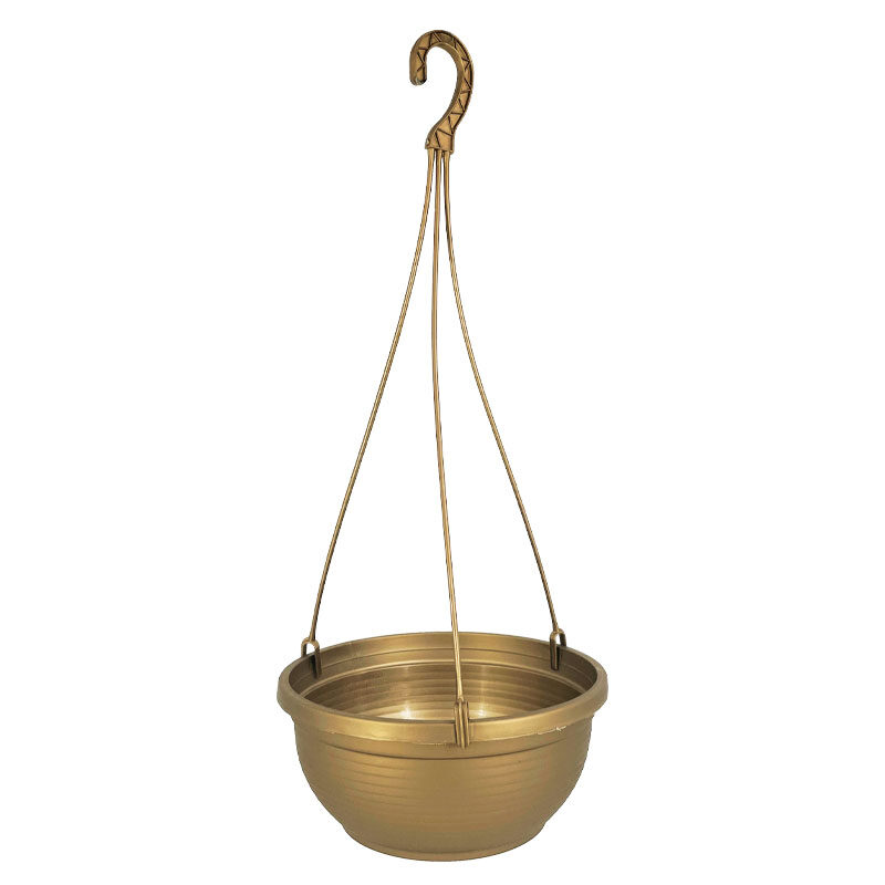 ΚΡΕΜΑΣΤΗ ΓΛΑΣΤΡΑ ΧΡΥΣΟ ΠΛΑΣΤΙΚΗ MISKA WISZACA - Φ22x11(50)cm 10/ΣΑΚ