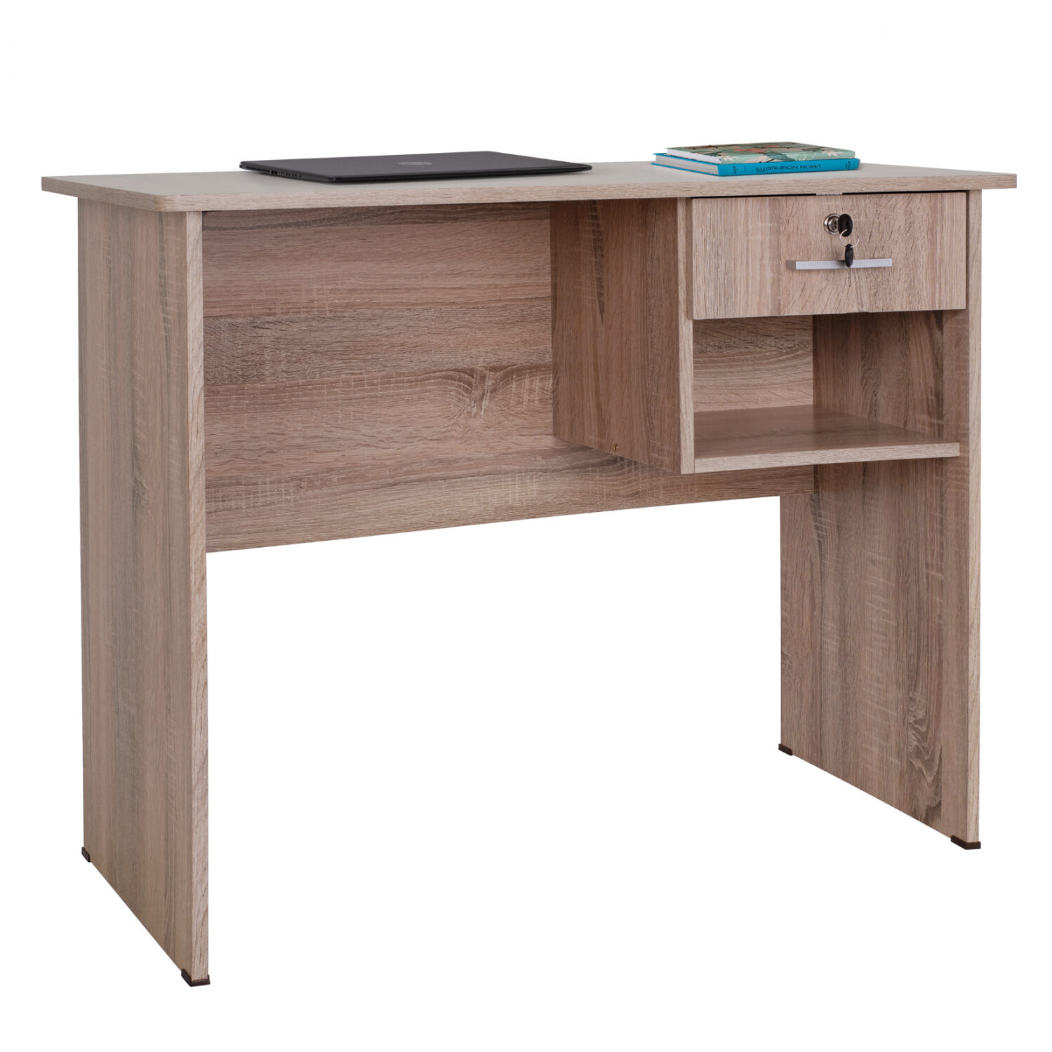 ΓΡΑΦΕΙΟ ΜΕΛΑΜΙΝΗΣ HAYDEN ΜΕ ΣΥΡΤΑΡΙ HM2283.02 SONAMA 90X45X74,5Y