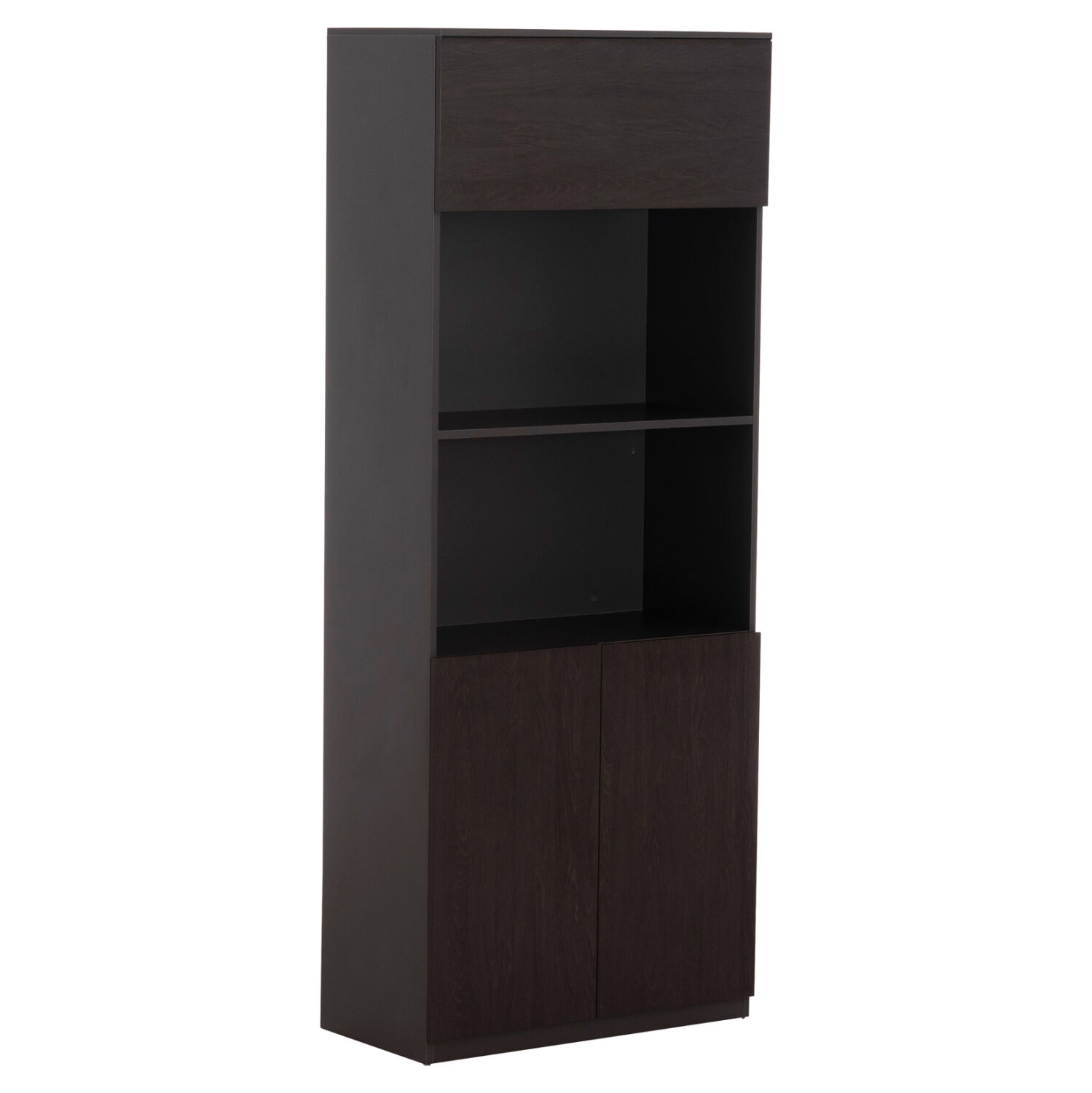 ΒΙΒΛΙΟΘΗΚΗ ΓΡΑΦΕΙΟΥ ΕΠΑΓΓΕΛΜΑΤΙΚΗ ROSEWOOD HM2089 ΜΕΛΑΜΙΝΗ ΓΚΡΙ-WENGE 80Χ40Χ200Υεκ.