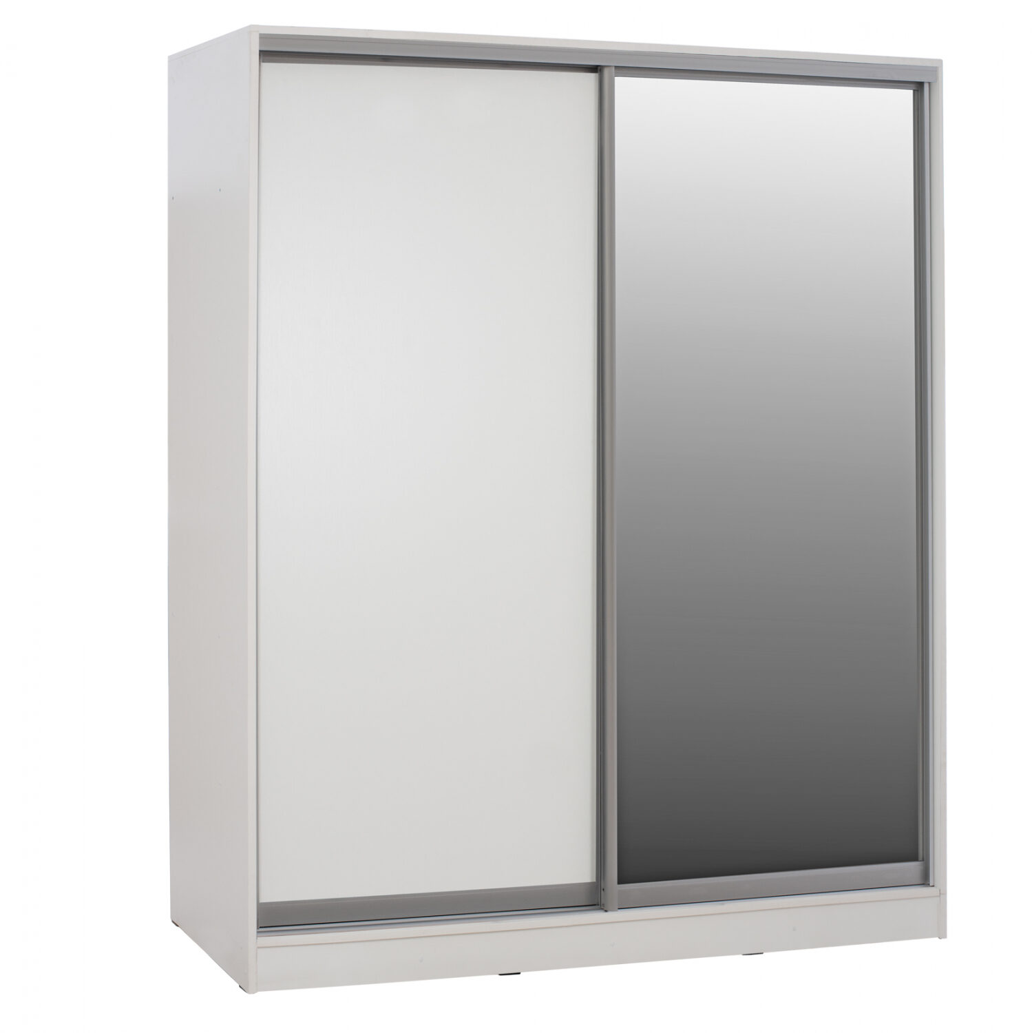ΝΤΟΥΛΑΠΑ ΜΕ ΚΑΘΡΕΠΤΗ ADLER HM2437.03 ΜΕΛΑΜΙΝΗ ΛΕΥΚΗ 180x60x210Υεκ.