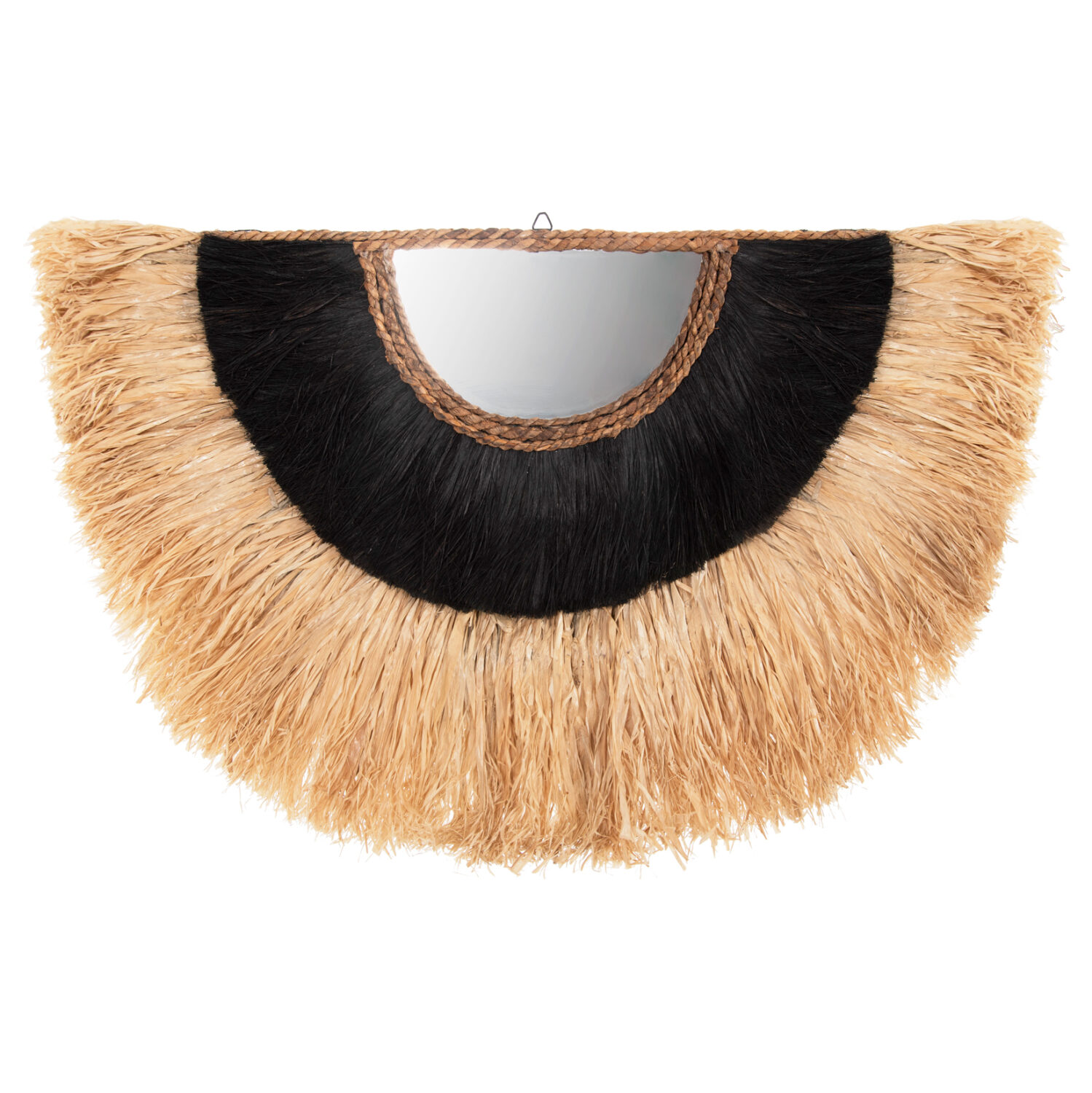 ΚΑΘΡΕΠΤΗΣ ΤΟΙΧΟΥ ΗΜΙΚΥΚΛΙΚΟΣ ΜΕ ΣΙΖΑΛ & ΑΜΠΑΚΑ ΧΡΩΜΑ ΦΥΣΙΚΟ ΜΑΥΡΟ 85x3x50Yεκ.HM7799