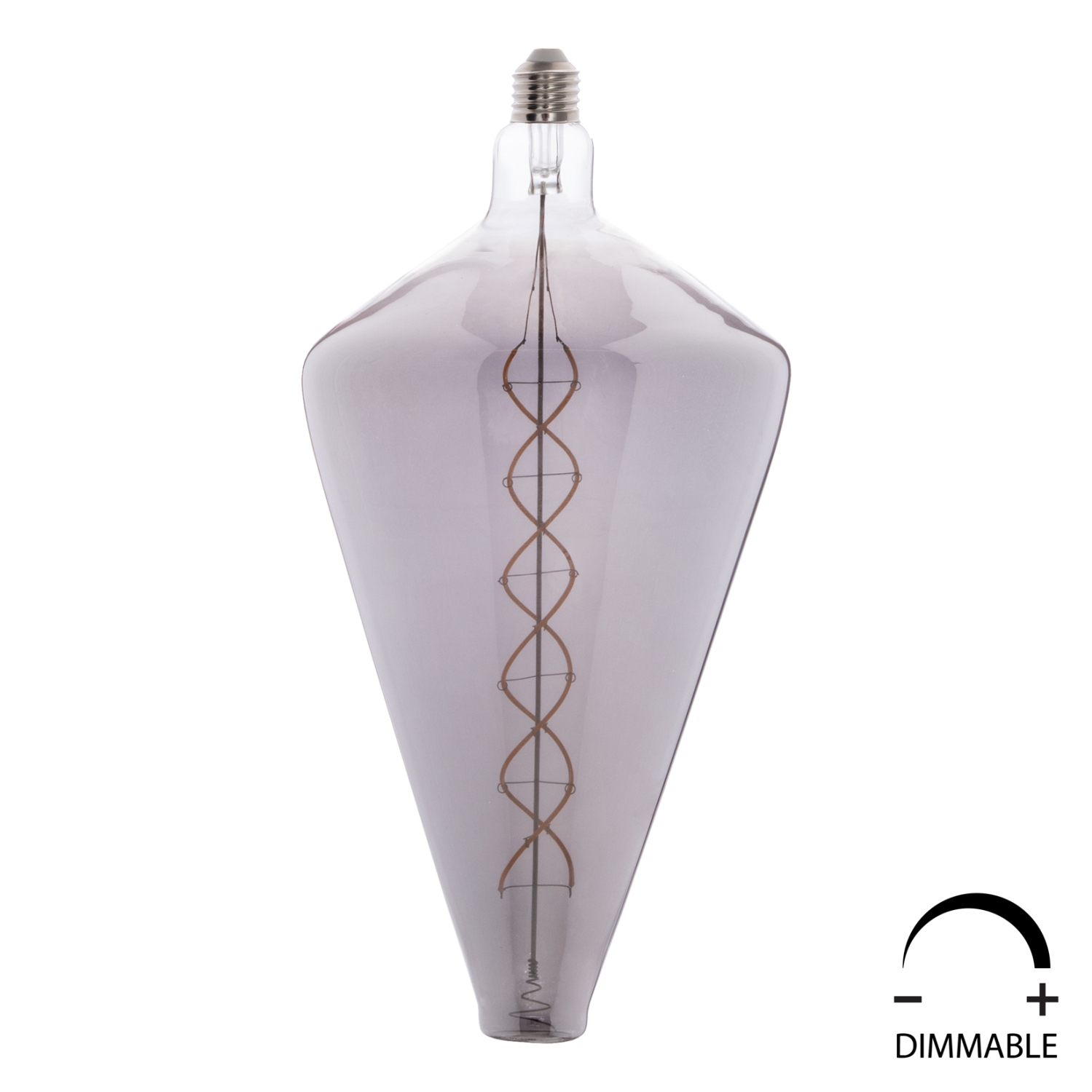 ΛΑΜΠΤΗΡΑΣ LED FILAMENT 8W E27 3000K SMOKE COLOR DIMMABLE HM4054.03