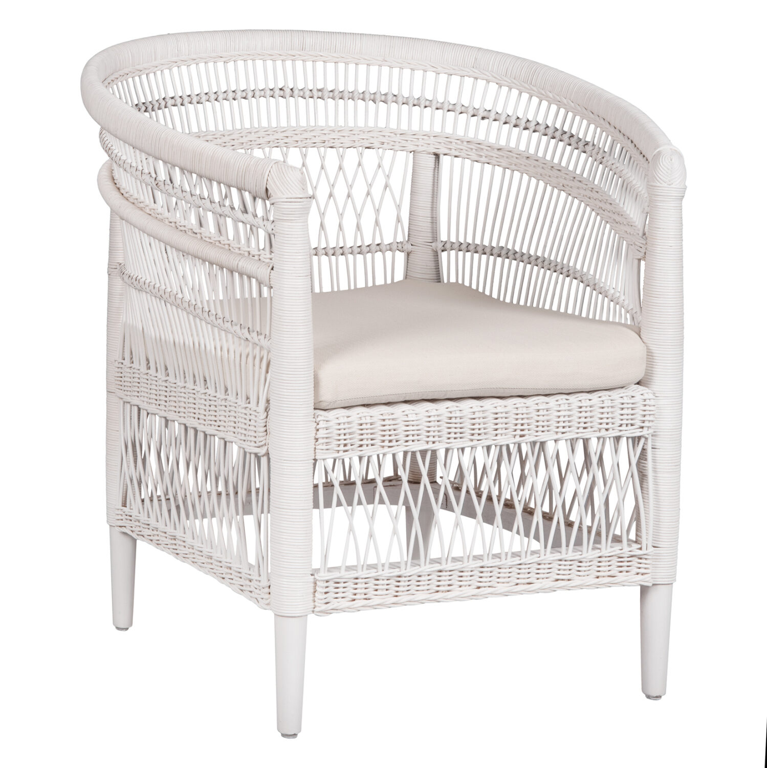 ΠΟΛΥΘΡΟΝΑ MALAWI HM9635.02 ΞΥΛΟ ΜΑΟΝΙ ΜΕ RATTAN ΛΕΥΚΟ--Β'ΔΙΑΛΟΓΗΣ 80x70x86Υεκ.