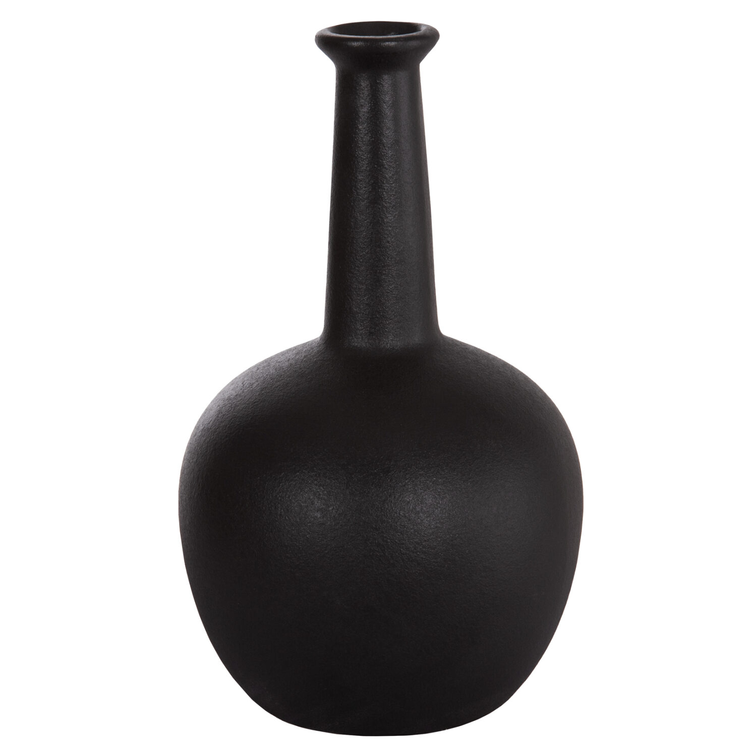 ΕΠΙΤΡΑΠΕΖΙΟ ΚΕΡΑΜΙΚΟ ΔΙΑΚΟΣΜΗΤΙΚΟ ELENDIL HM4593.02 ΜΑΥΡΟ ΜΑΤ 14,5x25Υεκ