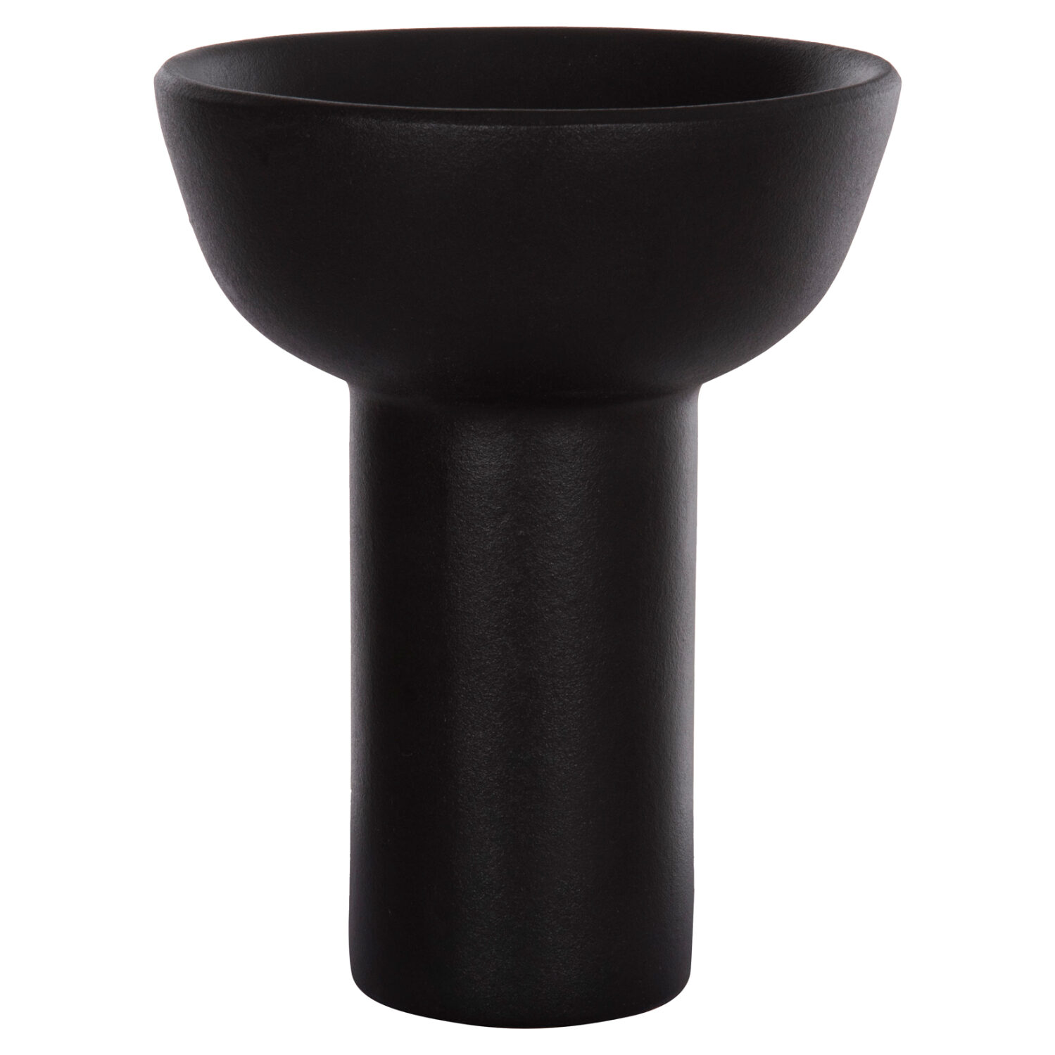ΕΠΙΤΡΑΠΕΖΙΟ ΚΕΡΑΜΙΚΟ ΔΙΑΚΟΣΜΗΤΙΚΟ ELENDIL HM4603.02 ΜΑΥΡΟ ΜΑΤ Φ20x26.5Υεκ