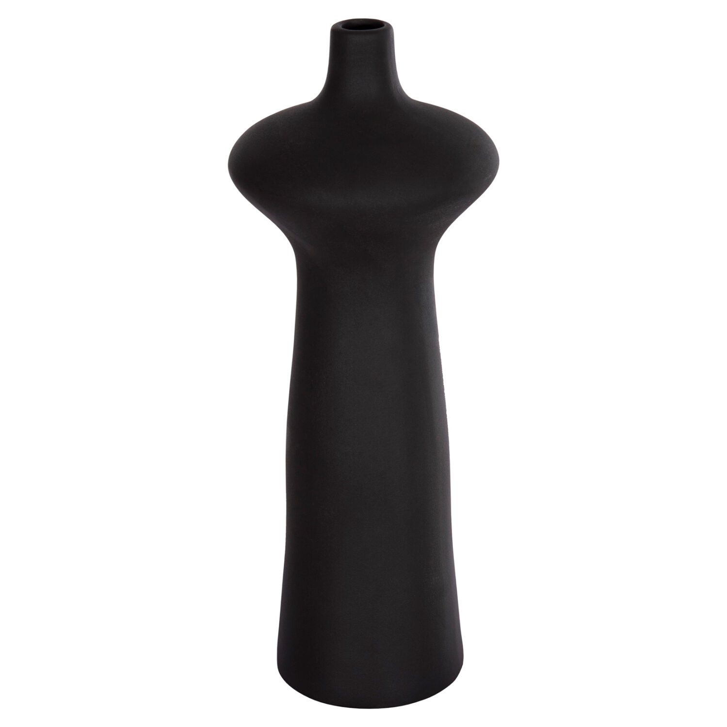 ΕΠΙΤΡΑΠΕΖΙΟ ΚΕΡΑΜΙΚΟ ΔΙΑΚΟΣΜΗΤΙΚΟ SCEPTER HM4636.02 ΜΑΥΡΟ ΜΑΤ Φ18x49Υεκ