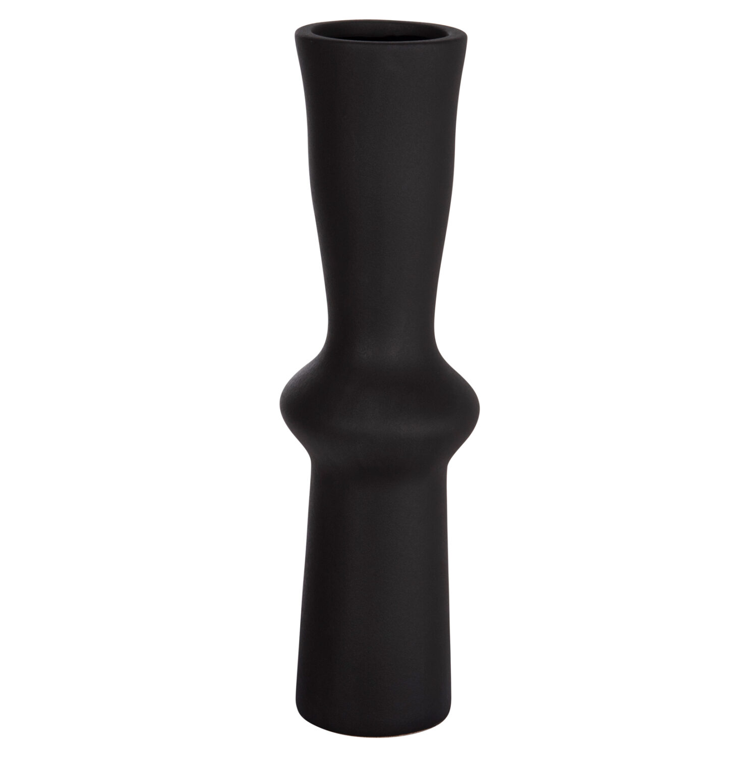 ΕΠΙΤΡΑΠΕΖΙΟ ΚΕΡΑΜΙΚΟ ΔΙΑΚΟΣΜΗΤΙΚΟ SCEPTER HM4637.02 ΜΑΥΡΟ ΜΑΤ Φ14x50Υεκ