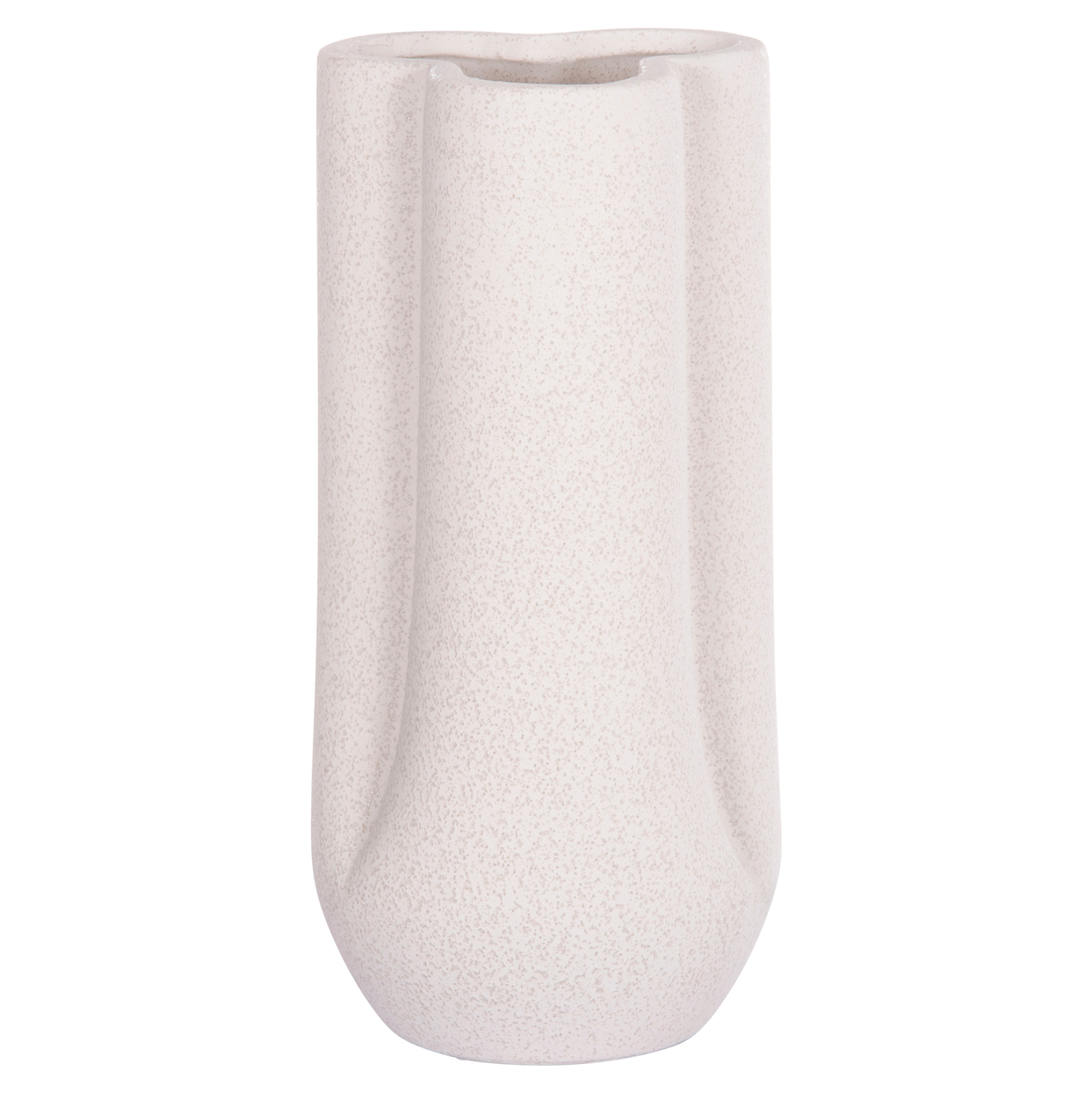 ΕΠΙΤΡΑΠΕΖΙΟ ΚΕΡΑΜΙΚΟ ΔΙΑΚΟΣΜΗΤΙΚΟ GLAZE HM4612.01 ΚΡΥΣΤΑΛΛΙΚΟ ΥΠΟΛΕΥΚΟ Φ14x29Υεκ