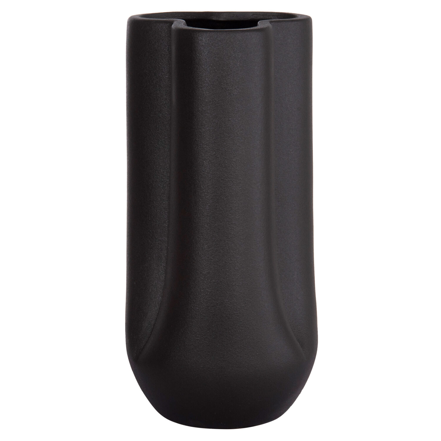 ΕΠΙΤΡΑΠΕΖΙΟ ΚΕΡΑΜΙΚΟ ΔΙΑΚΟΣΜΗΤΙΚΟ GLAZE HM4612.02 ΜΑΥΡΟ ΜΑΤ Φ14x29Υεκ
