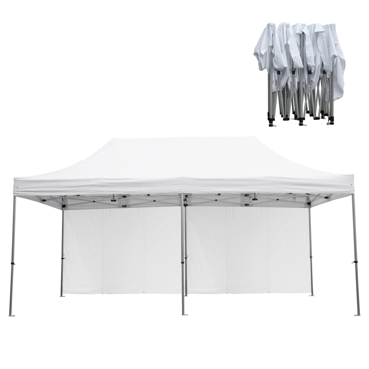 GAZEBO ΕΠΑΓΓΕΛΜΑΤΙΚΟ ΒΑΡΕΩΣ ΤΥΠΟΥ CRESSEN HM21099 ΠΤΥΣΣΟΜΕΝΟ ΑΛΟΥΜΙΝΙΟΥ 3x6x3,4Yμ
