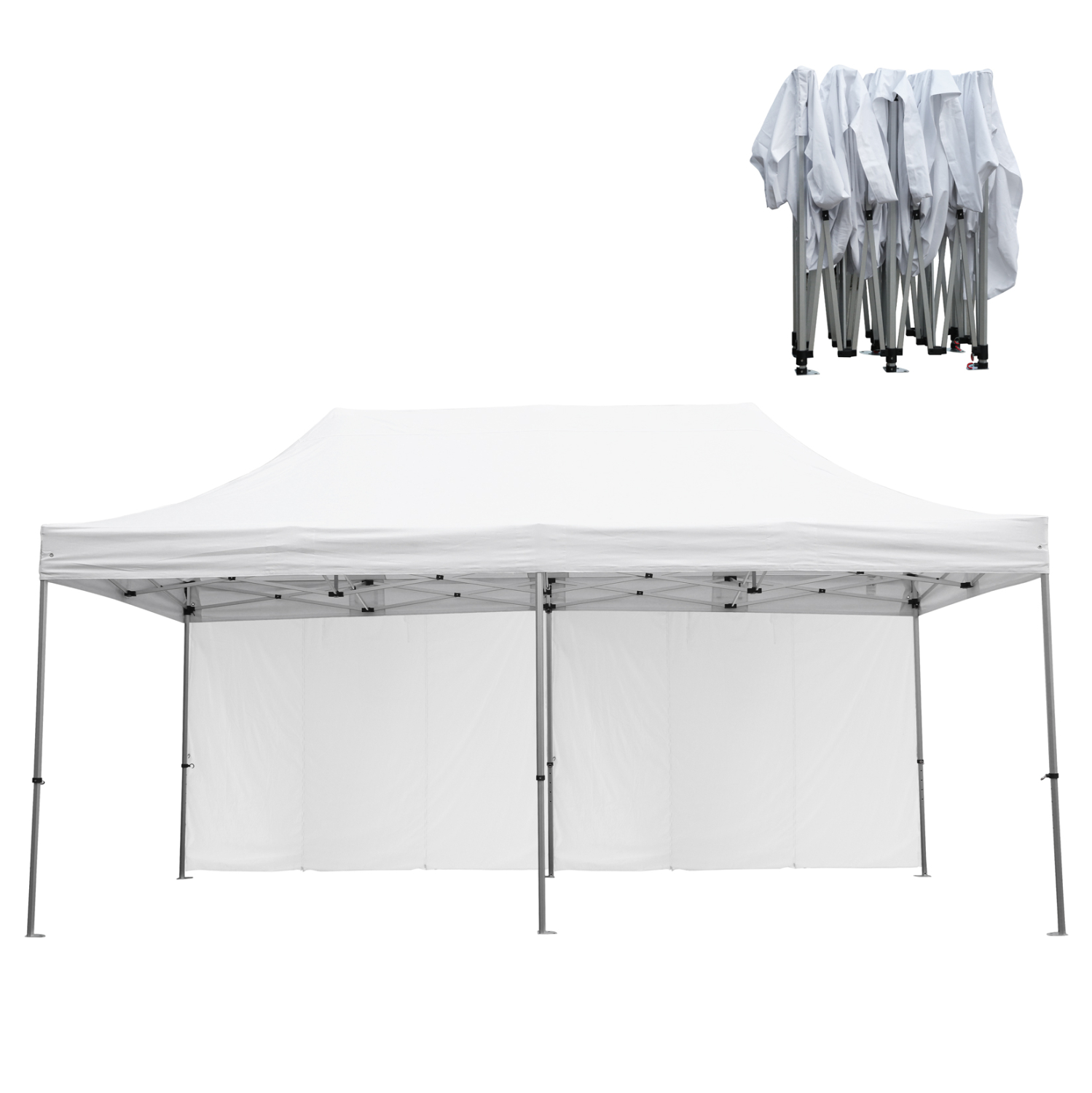 GAZEBO ΕΠΑΓΓΕΛΜΑΤΙΚΟ ΒΑΡΕΩΣ ΤΥΠΟΥ CRESSEN HM21099 ΠΤΥΣΣΟΜΕΝΟ ΑΛΟΥΜΙΝΙΟΥ 3x6x3,4Yμ