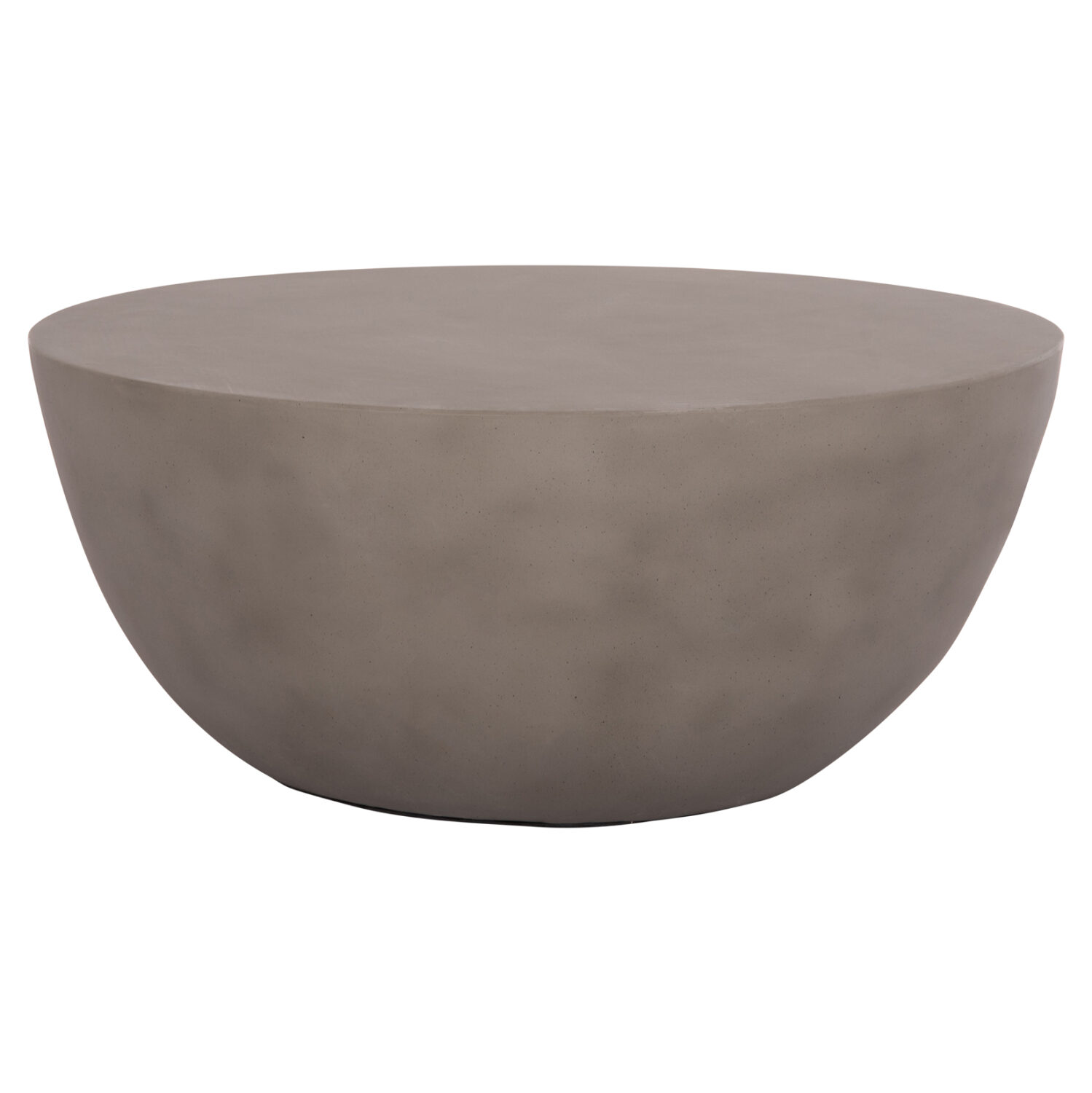 ΤΡΑΠΕΖΙ ΣΑΛΟΝΙΟΥ ΣΤΡΟΓΓΥΛΟ ALLAN HM18162.03 FIBER CEMENT ΣΕ ΓΚΡΙ--Φ92x49Υεκ.