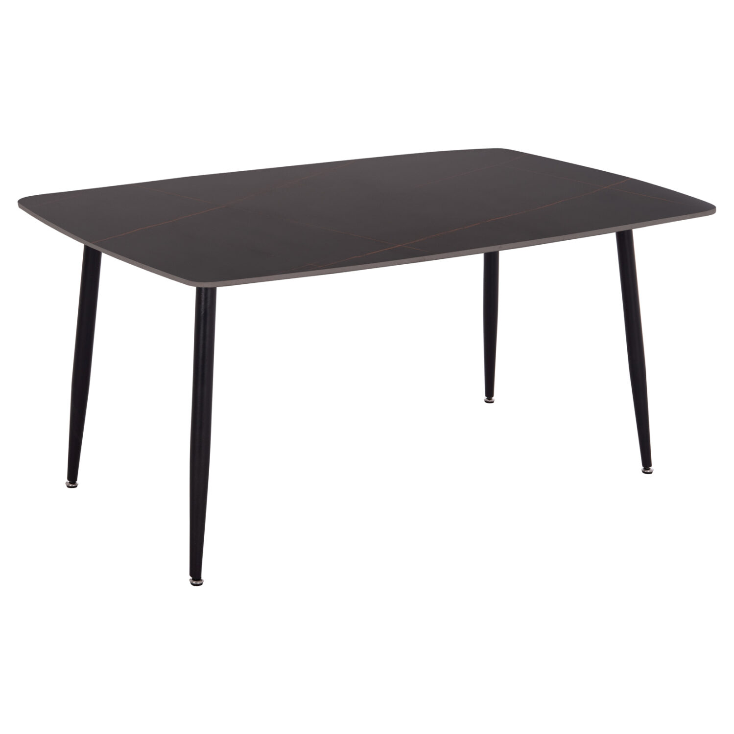 ΤΡΑΠΕΖΙ RAVEN HM18150.02 ΚΕΡΑΜΙΚΟ TOP ΜΕ ΟΨΗ ΜΑΥΡΟ ΜΑΡΜΑΡΟ 160x80x74Υεκ.