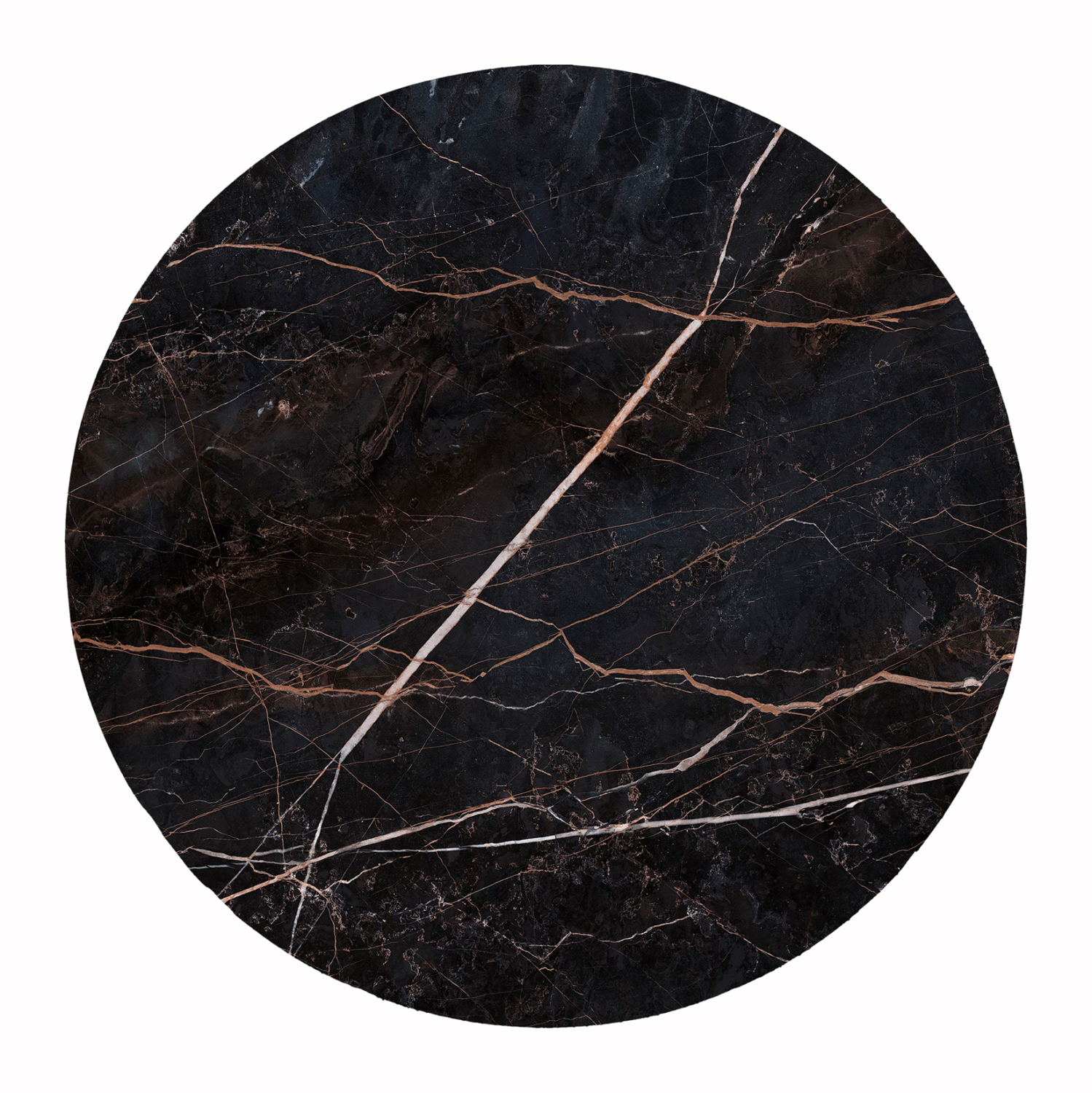 ΕΠΙΦΑΝΕΙΑ ΤΡΑΠΕΖΙΟΥ HPL ΣΤΡΟΓΓΥΛΗ HM6351.34 BLACK MARBLE Φ120εκ.