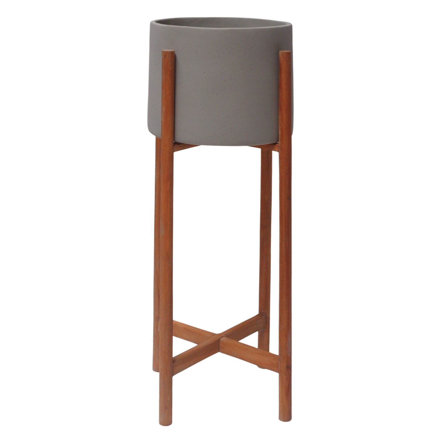 ΓΛΑΣΤΡΑ ΕΣΩΤ.ΧΩΡΟΥ RENTIL HM4684.03L FIBER CEMENT ΧΡΩΜΑ ΓΚΡΙ--ΒΑΣΗ TEAK Φ27x66Υ