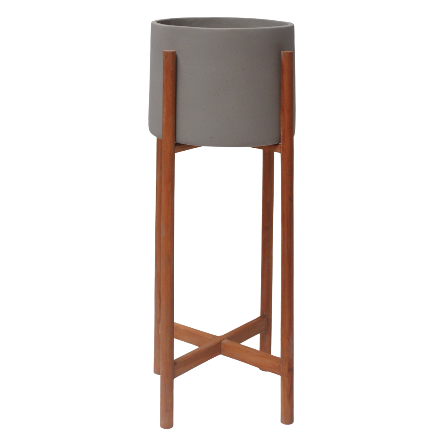ΓΛΑΣΤΡΑ ΕΣΩΤ.ΧΩΡΟΥ RENTIL HM4684.03L FIBER CEMENT ΧΡΩΜΑ ΓΚΡΙ--ΒΑΣΗ TEAK Φ27x66Υ