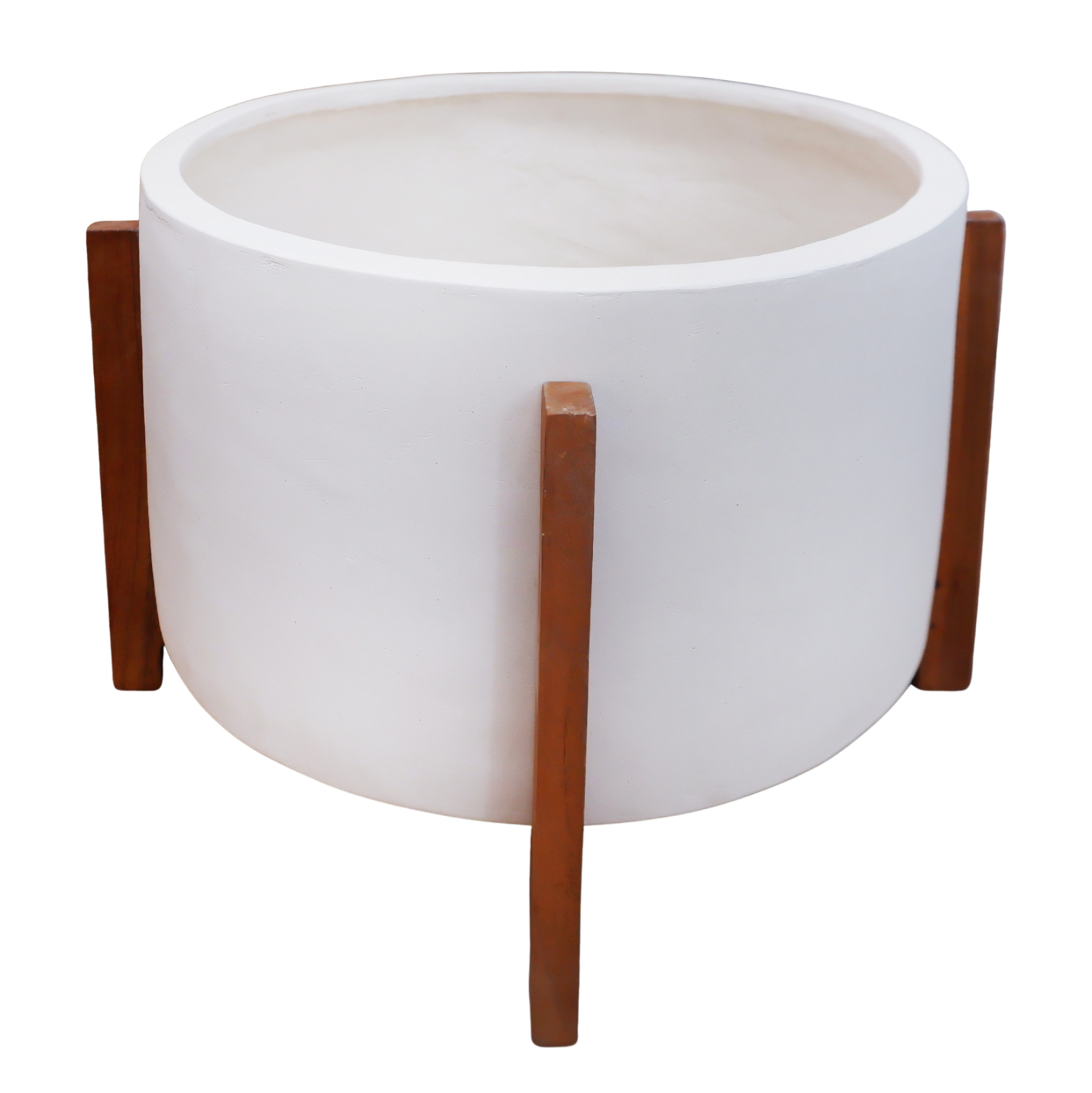 ΓΛΑΣΤΡΑ/ΚΑΣΠΟ ΕΣΩΤ.ΧΩΡΟΥ HOFF HM4682.02L FIBER CEMENT ΛΕΥΚΟ-TEAK ΒΑΣΗ Φ50x35Υεκ