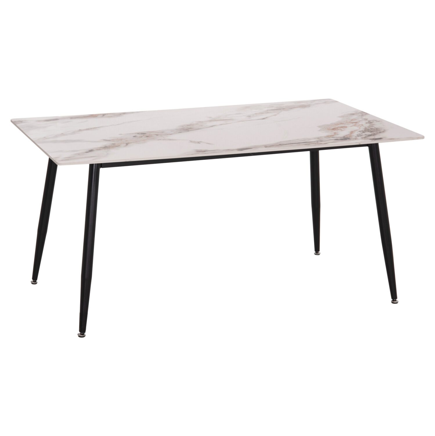 ΤΡΑΠΕΖΙ RAVEN HM18150.04 ΚΕΡΑΜΙΚΟ TOP ΜΕ ΟΨΗ ΛΕΥΚΟ/ΚΑΦΕ ΜΑΡΜΑΡΟ 160x80x74Υεκ.