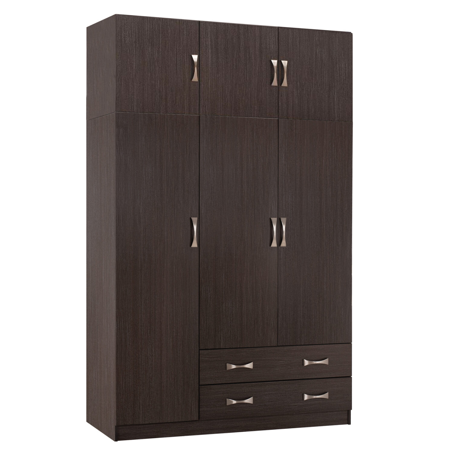 ΝΤΟΥΛΑΠΑ 3ΦΥΛΛΗ ΜΕ ΠΑΤΑΡΙ CARLY HM10891.01 ΜΕΛΑΜΙΝΗ ΣΕ ZEBRANO 150X55Χ240Υεκ.