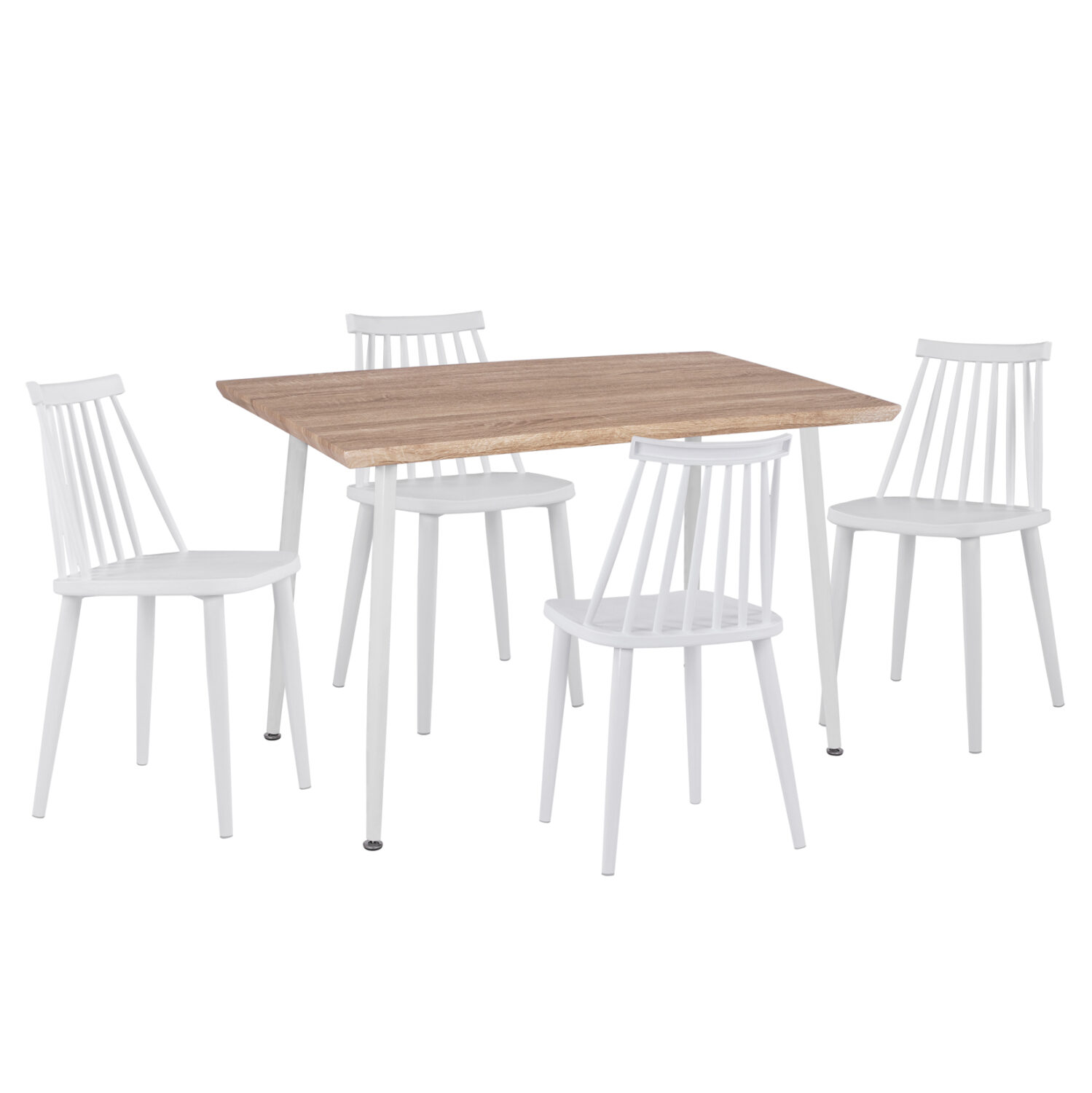 ΣΕΤ ΤΡΑΠΕΖΑΡΙΑΣ ΕΣ.ΧΩΡΟΥ 5ΤΜΧ PALOMA HM11389 ΛΕΥΚΟ-SONAMA MDF TOP