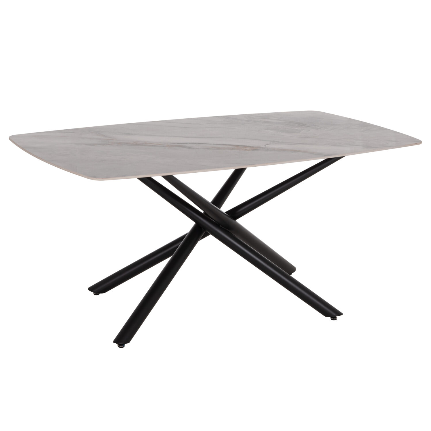 ΤΡΑΠΕΖΙ ΤΡΑΠΕΖΑΡΙΑΣ ISKA HM18423 ΚΕΡΑΜΙΚΟ TOP ΣΕ ΛΕΥΚΟ/ΚΑΦΕ ΜΑΡΜΑΡΟ 178x89x79Υεκ