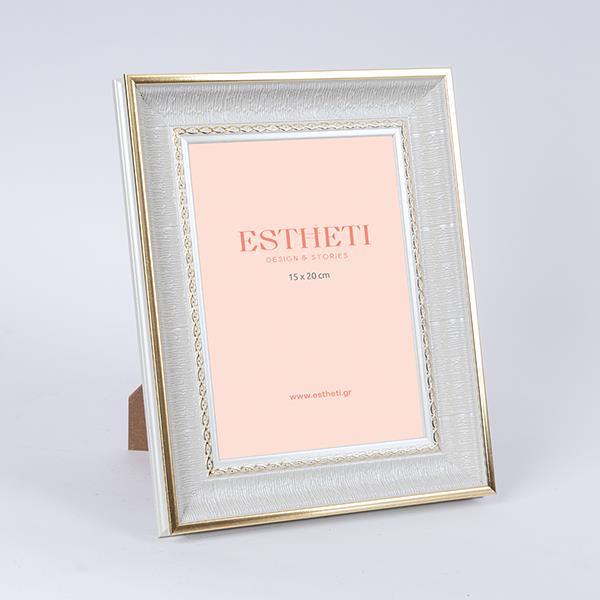 ΚΟΡΝΙΖΑ (15x20) ΠΛΑΣΤΙΚΗ ΓΚΡΙ - ΧΡΥΣΗ|756-12126