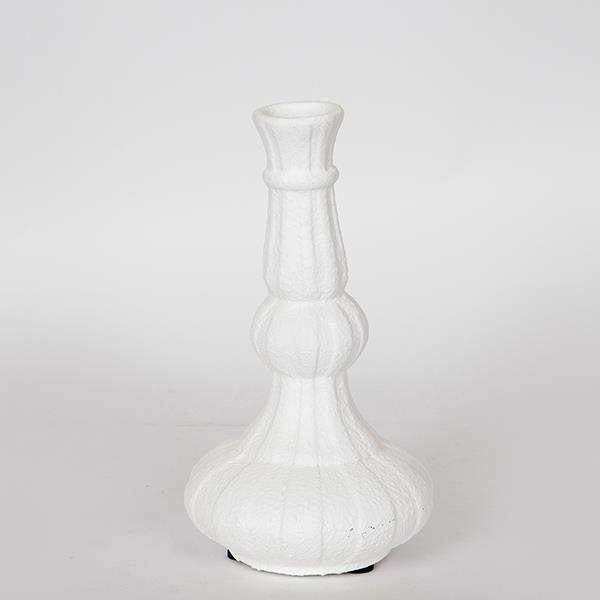 ΒΑΖΟ ΚΕΡΑΜΙΚΟ ΛΕΥΚΟ 13x13x23.5cm|752-20261