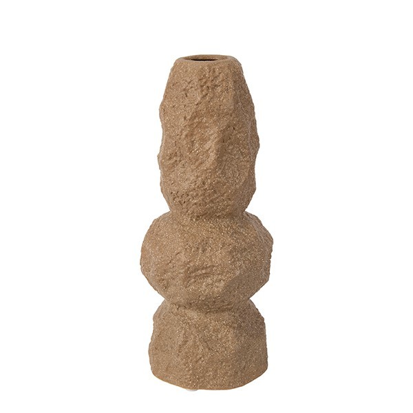 ΒΑΖΟ ΠΟΡΣΕΛΑΝΙΝΟ ΜΠΕΖ 13x13x30cm|819-01630