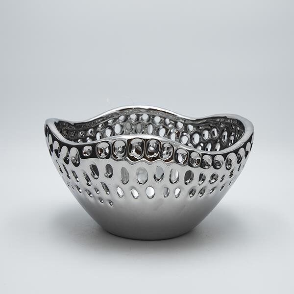 ΔΙΑΚΟΣΜΗΤΙΚΟ ΜΠΩΛ ΚΕΡΑΜΙΚΟ ΑΣΗΜΙ 24.5x23.5x13.5cm|819-01454
