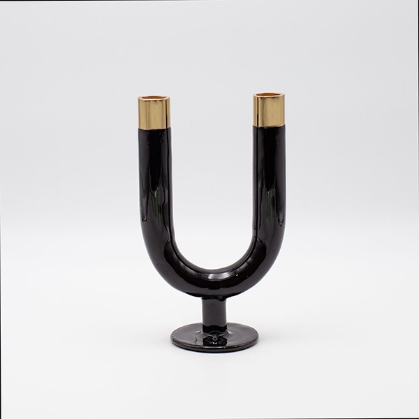 ΚΗΡΟΠΗΓΙΟ ΜΕΤΑΛΛΟ ΜΑΥΡΟ-ΧΡΥΣΟ 11x7.5x20cm|819-00310
