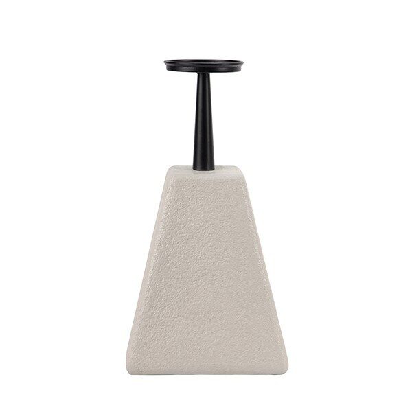 ΚΗΡΟΠΗΓΙΟ MDF - ΜΕΤΑΛΛΙΚΟ ΛΕΥΚΟ - ΜΑΥΡΟ 20x20x38cm|819-01530