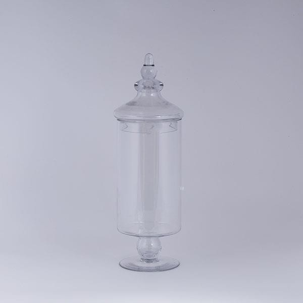 ΦΟΝΤΑΝΙΕΡΑ ΓΥΑΛΙΝΗ ΔΙΑΦΑΝΗ 14.6x14.6x40cm|819-01465