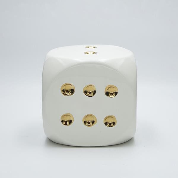 ΔΙΑΚΟΣΜΗΤΙΚΟ ΖΑΡΙ ΛΕΥΚΟ-ΧΡΥΣΟ  15x15x14.5cm|819-01452
