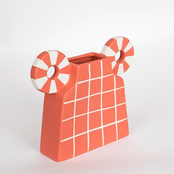 ΒΑΖΟ ΚΕΡΑΜΙΚΟ ΣΟΜΟΝ 30.6x8x22.5cm|752-20207