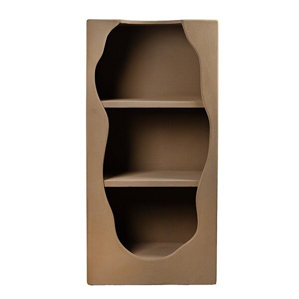 ΡΑΦΙΕΡΑ MDF ΕΚΡΟΥ 60x36x122cm|810-00237