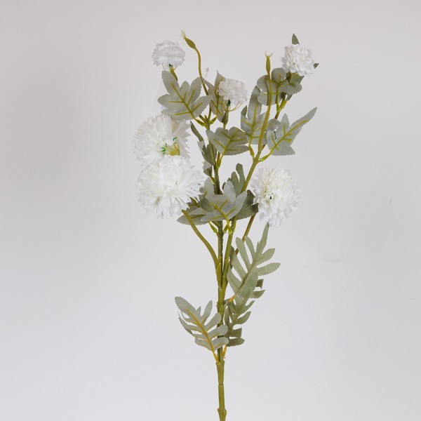 ΛΟΥΛΟΥΔΙ/ΚΛΑΔΙ ΧΡΥΣΑΝΘΕΜΟ ΜΠΑΛΑ ΛΕΥΚΟ 77cm|816-20009