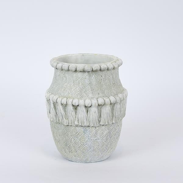 ΠΥΘΑΡΙ ΤΣΙΜΕΝΤΕΝΙΟ ΓΚΡΙ 17.5x17.5x20.5cm|752-18063