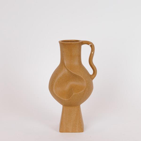 ΒΑΖΟ ΜΕ ΧΕΡΟΥΛΙ  ΚΕΡΑΜΙΚΟ ΚΑΦΕ 17x14x32cm|819-00601