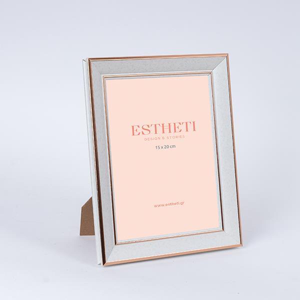 ΚΟΡΝΙΖΑ (15x20) ΠΛΑΣΤΙΚΗ ΛΕΥΚΗ - ΧΡΥΣΗ|756-12108