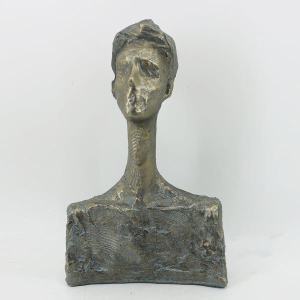 ΔΙΑΚΟΣΜΗΤΙΚΟ ΓΛΥΠΤΟ ΑΝΘΡΩΠΟΣ ΓΚΡΙ 19x10x30cm|752-27208