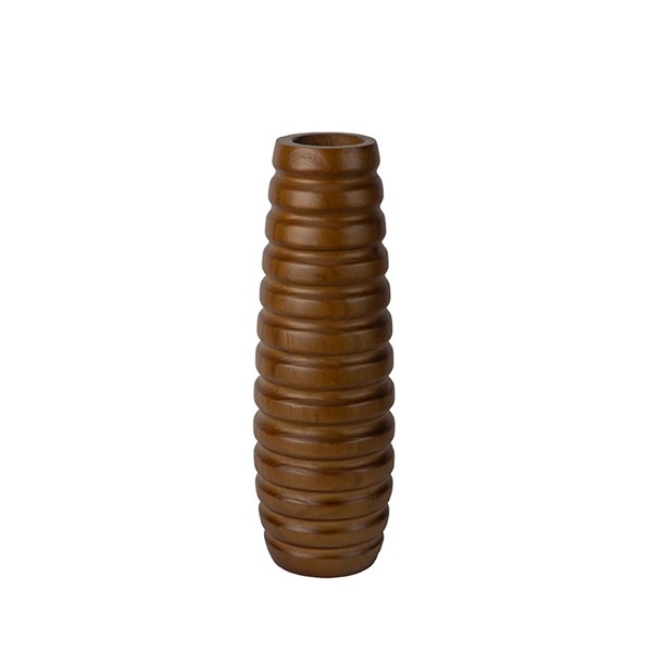 ΒΑΖΟ ΞΥΛΙΝΟ ΚΑΦΕ 13x13x40cm|819-01710