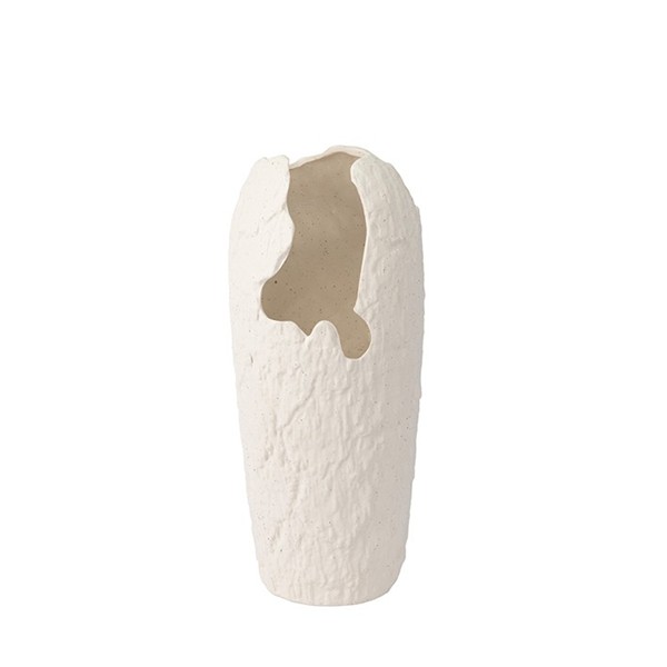 ΒΑΖΟ ΠΟΡΣΕΛΑΝΙΝΟ ΛΕΥΚΟ 12.5x12.5x27cm|819-01642